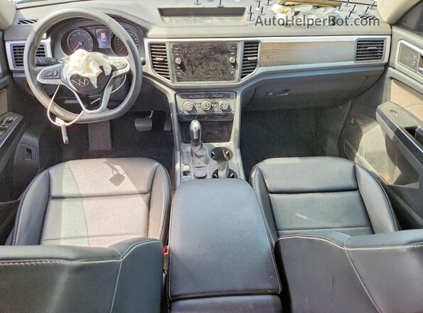 1V2HR2CA4MC554475 2021 VOLKSWAGEN ATLAS White Առջևի վահանակի տեսք