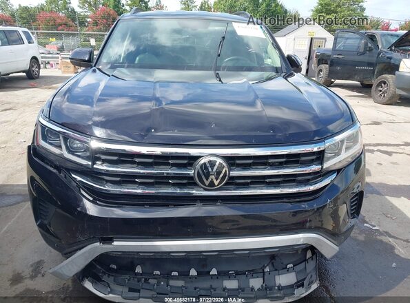 1V2HR2CA4MC602119 2021 VOLKSWAGEN ATLAS Black Front view