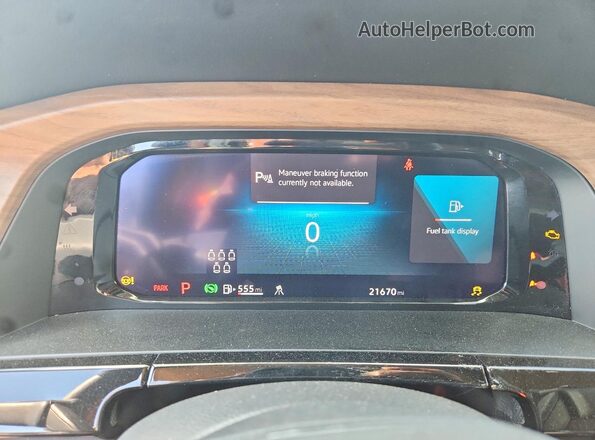 1V2HR2CA4SC576571 2025 VOLKSWAGEN ATLAS Серый Вид щитка приборов