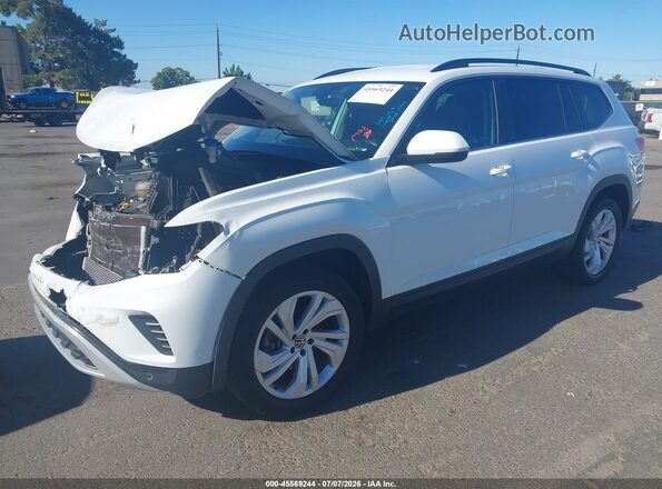 1V2HR2CA5MC548815 2021 VOLKSWAGEN ATLAS White Передня ліва чверть