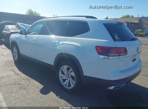 1V2HR2CA5MC548815 2021 VOLKSWAGEN ATLAS White Задня ліва чверть