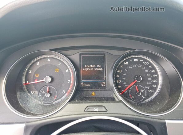 1V2HR2CA5MC583936 2021 VOLKSWAGEN ATLAS White Instrument cluster view