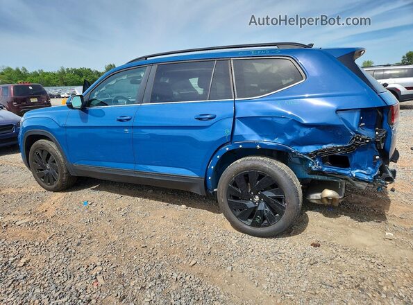 1V2HR2CA5SC520039 2025 VOLKSWAGEN ATLAS Blue Задня ліва чверть