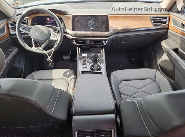 1V2HR2CA5SC520039 2025 VOLKSWAGEN ATLAS Blue Вид панелі приладів