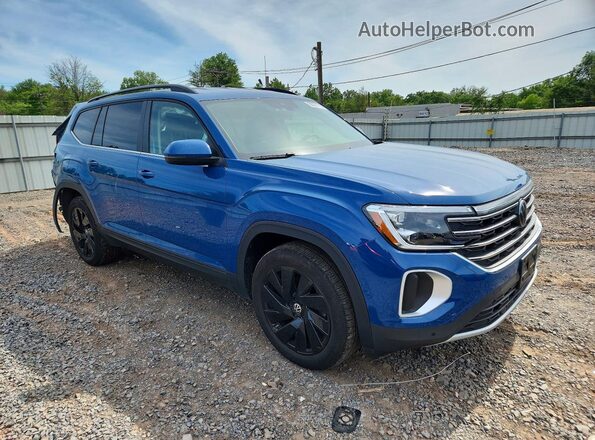 1V2HR2CA5SC520039 2025 VOLKSWAGEN ATLAS Blue Передня права чверть