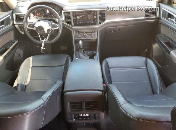 1V2HR2CA6MC553702 2021 VOLKSWAGEN ATLAS Blue Widok deski rozdzielczej