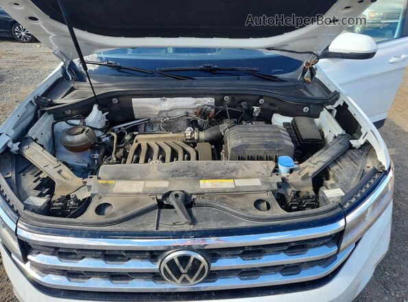 1V2HR2CA6MC576820 2021 VOLKSWAGEN ATLAS White Engine compartment view