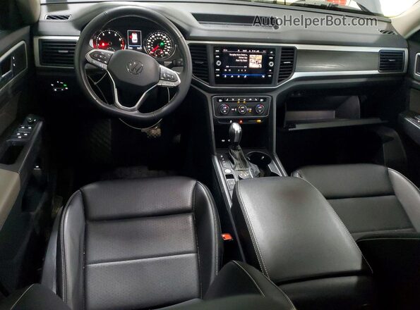 1V2HR2CA6MC589471 2021 VOLKSWAGEN ATLAS Gray წინა პანელის ხედი