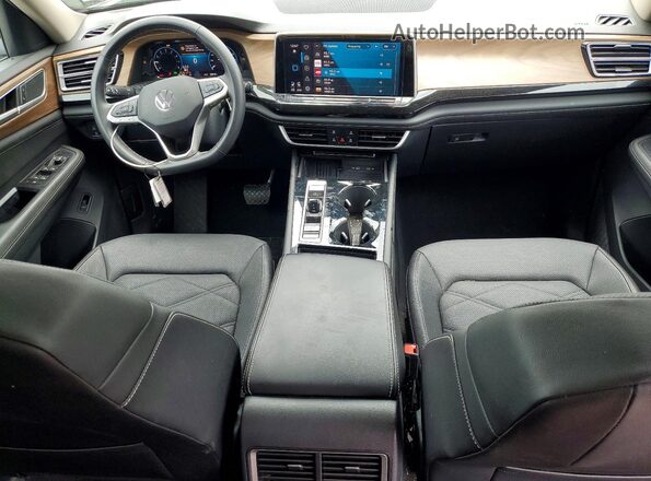 1V2HR2CA8SC558977 2025 VOLKSWAGEN ATLAS Black Առջևի վահանակի տեսք