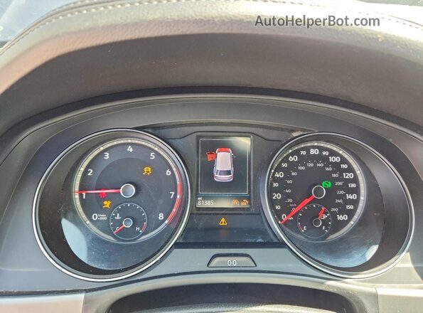 1V2HR2CA9MC545447 2021 VOLKSWAGEN ATLAS Gray Widok zestawu wskaźników