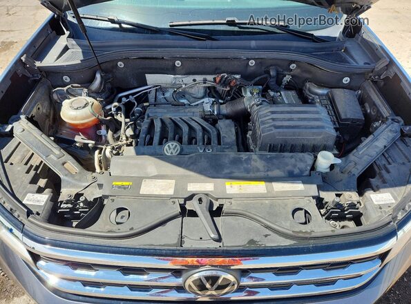 1V2HR2CA9MC545447 2021 VOLKSWAGEN ATLAS Gray Widok komory silnika