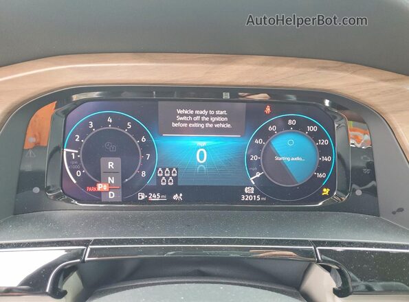 1V2HR2CA9RC552101 2024 VOLKSWAGEN ATLAS Gray Vista del cuadro de instrumentos