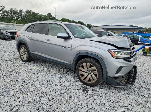 1V2JE2CA1MC207148 2021 VOLKSWAGEN ATLAS Silver Передня права чверть