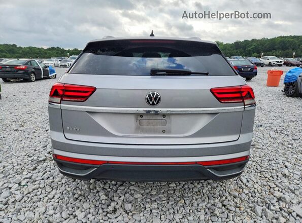 1V2JE2CA1MC207148 2021 VOLKSWAGEN ATLAS Silver Вид ззаду