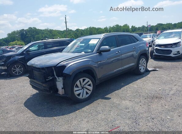 1V2JE2CA1MC207733 2021 VOLKSWAGEN ATLAS Gray Vista tres cuartos delantera izquierda