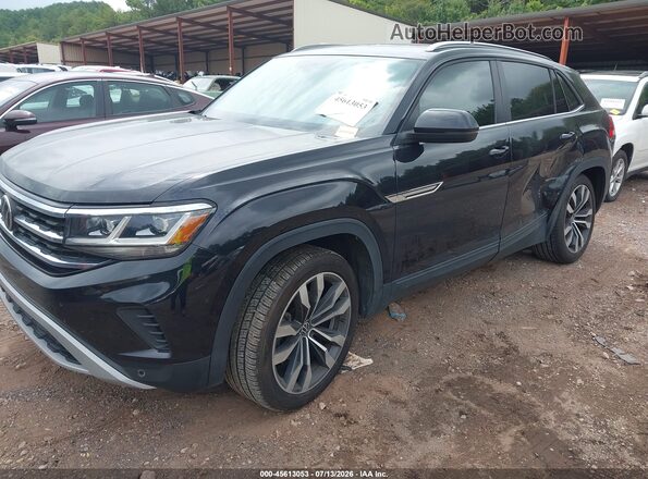 1V2JE2CA1MC218571 2021 VOLKSWAGEN ATLAS Black Front left