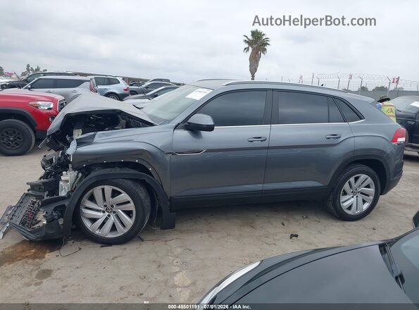 1V2JE2CA4NC230165 2022 VOLKSWAGEN ATLAS Gray Widok wnętrza 360 stopni