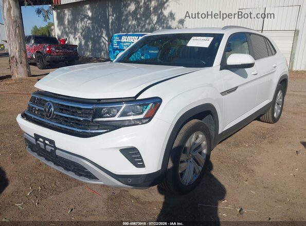 1V2JE2CA6MC237116 2021 VOLKSWAGEN ATLAS White Przód lewy
