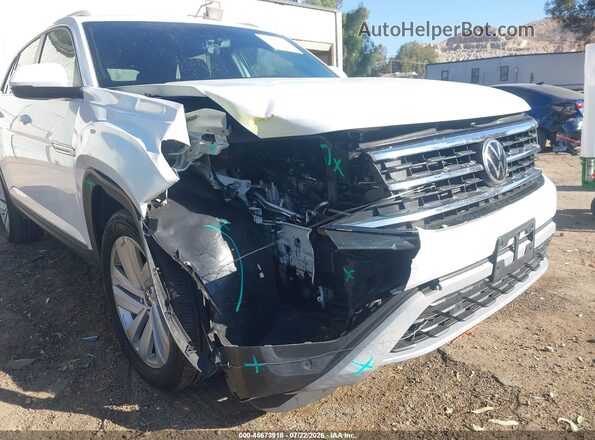 1V2JE2CA6MC237116 2021 VOLKSWAGEN ATLAS White Widok zestawu wskaźników