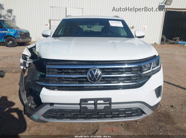 1V2JE2CA6MC237116 2021 VOLKSWAGEN ATLAS White Widok wnętrza z tyłu