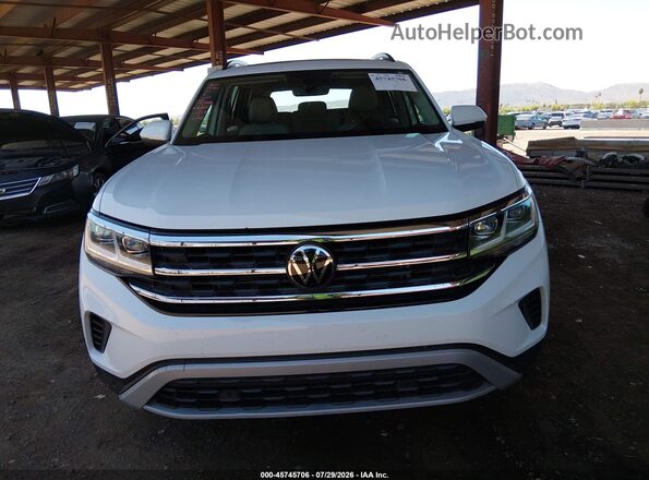 1V2JP2CA6PC552660 2023 VOLKSWAGEN ATLAS White ხელსაწყოთა პანელის ხედი