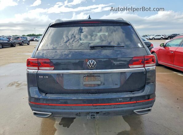 1V2JR2CA2MC505096 2021 VOLKSWAGEN ATLAS Черный Вид сзади