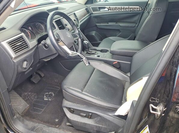 1V2JR2CA2MC505096 2021 VOLKSWAGEN ATLAS Черный Вид салона спереди