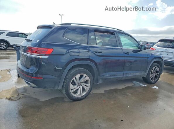 1V2JR2CA2MC505096 2021 VOLKSWAGEN ATLAS Черный Задняя правая четверть