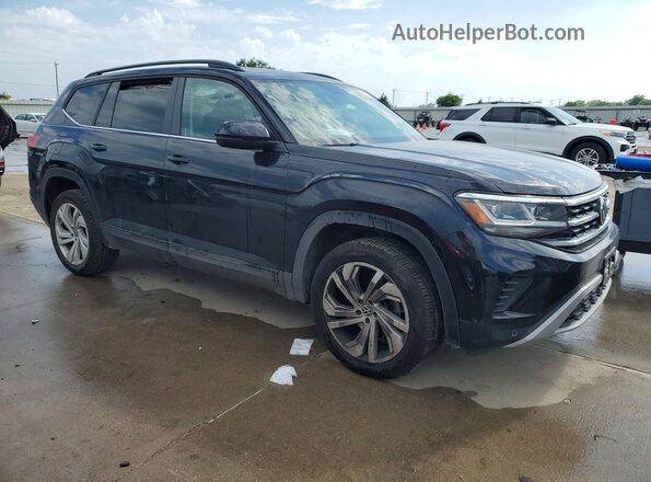1V2JR2CA2MC505096 2021 VOLKSWAGEN ATLAS Черный Передняя правая четверть