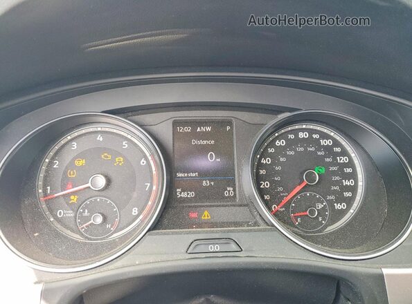 1V2JR2CA2MC505096 2021 VOLKSWAGEN ATLAS Черный Вид щитка приборов