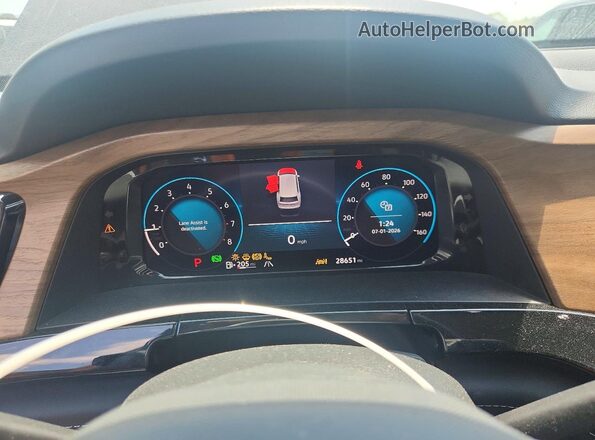 1V2JR2CA2RC602354 2024 VOLKSWAGEN ATLAS Black Widok zestawu wskaźników