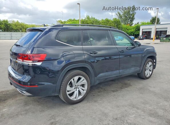 1V2JR2CA4NC543446 2022 VOLKSWAGEN ATLAS Black Задня права чверть