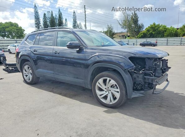 1V2JR2CA4NC543446 2022 VOLKSWAGEN ATLAS Black Передня права чверть