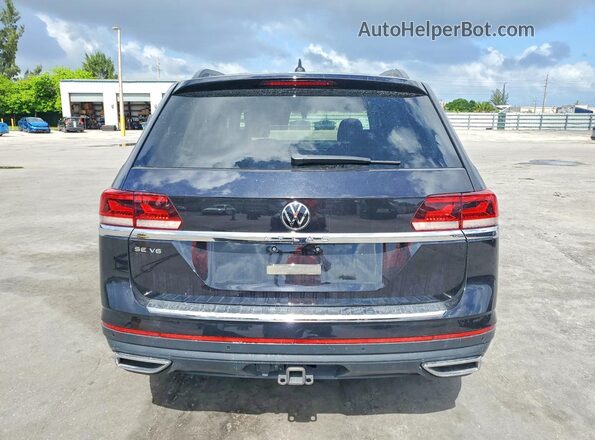 1V2JR2CA4NC543446 2022 VOLKSWAGEN ATLAS Black Вид ззаду