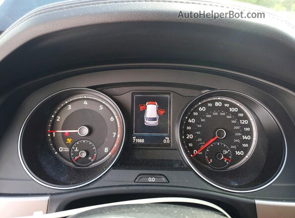 1V2JR2CA5MC534236 2021 VOLKSWAGEN ATLAS Black Вид щитка приладів