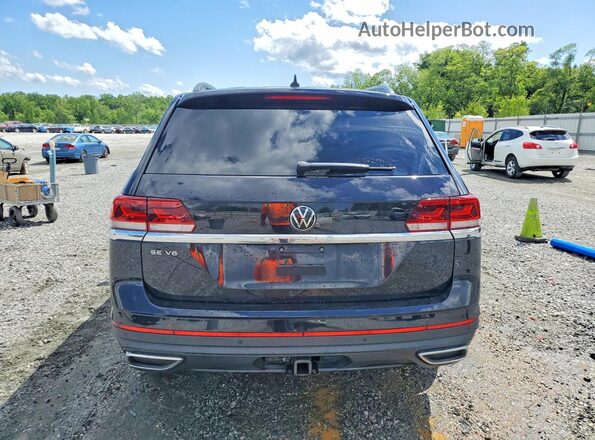 1V2JR2CA5MC534236 2021 VOLKSWAGEN ATLAS Black Вид ззаду