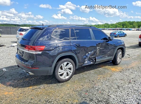 1V2JR2CA5MC534236 2021 VOLKSWAGEN ATLAS Black Задня права чверть