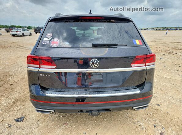 1V2JR2CA6NC555551 2022 VOLKSWAGEN ATLAS Black Vista trasera