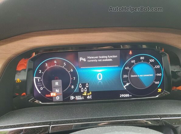 1V2JR2CA6RC598325 2024 VOLKSWAGEN ATLAS Белый Вид щитка приборов