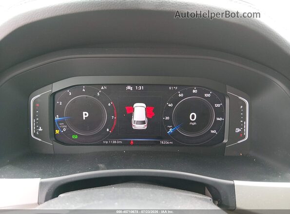 1V2JR2CA7NC565344 2022 VOLKSWAGEN ATLAS Black Vista de los asientos traseros