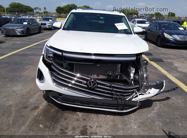 1V2JR2CA7RC534326 2024 VOLKSWAGEN ATLAS White Widok zestawu wskaźników