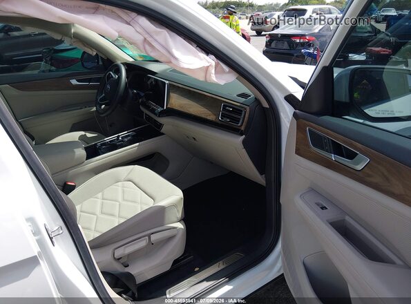1V2JR2CA7RC534326 2024 VOLKSWAGEN ATLAS White Widok wnętrza z przodu