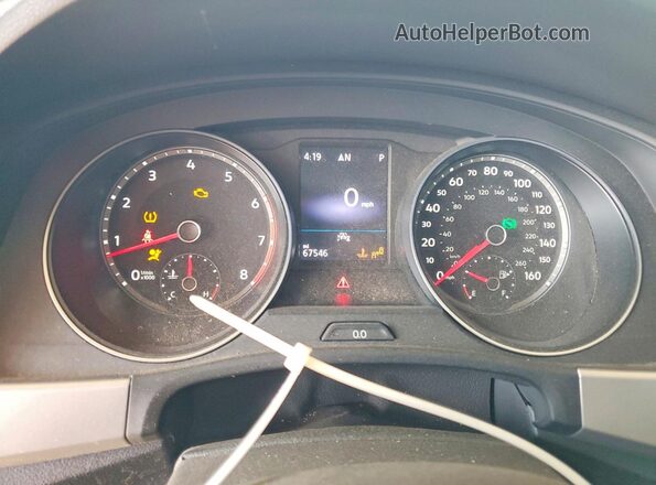 1V2JR2CA8MC608572 2021 VOLKSWAGEN ATLAS Black Вид щитка приладів