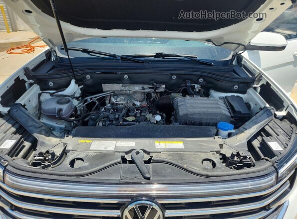 1V2JR2CA9SC519218 2025 VOLKSWAGEN ATLAS White Vista del compartimento del motor