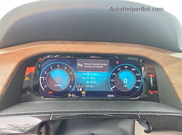 1V2JR2CAXSC556388 2025 VOLKSWAGEN ATLAS Gray Widok zestawu wskaźników