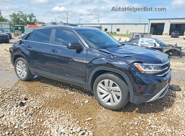 1V2KE2CA7NC206964 2022 VOLKSWAGEN ATLAS Black Передня права чверть
