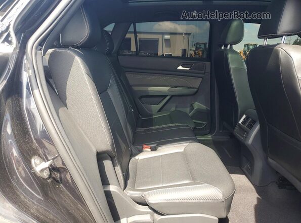 1V2KE2CA7NC206964 2022 VOLKSWAGEN ATLAS Black Вид задньої частини салону