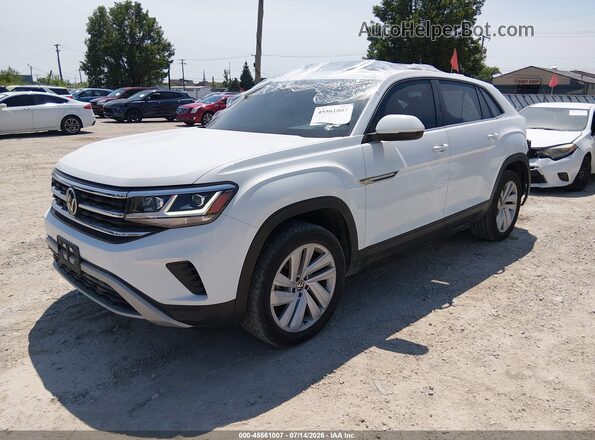 1V2KE2CA8NC230755 2022 VOLKSWAGEN ATLAS Белый Передняя левая четверть