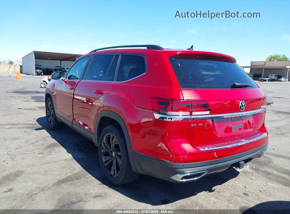 1V2KR2CA0PC526229 2023 VOLKSWAGEN ATLAS Red Հետևի ձախ