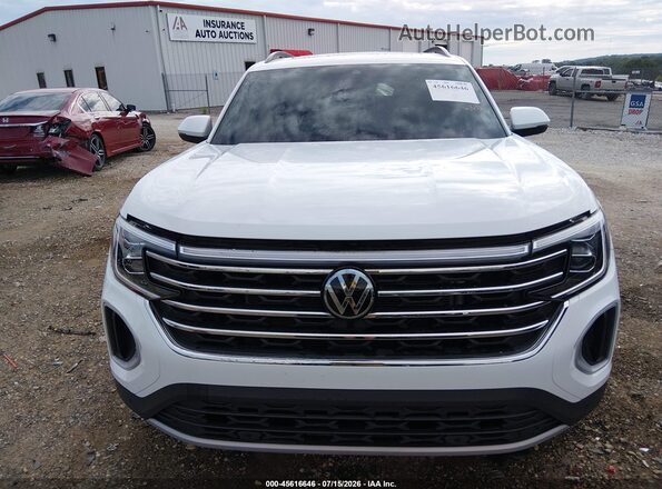 1V2KR2CA0SC521332 2025 VOLKSWAGEN ATLAS White Widok zestawu wskaźników